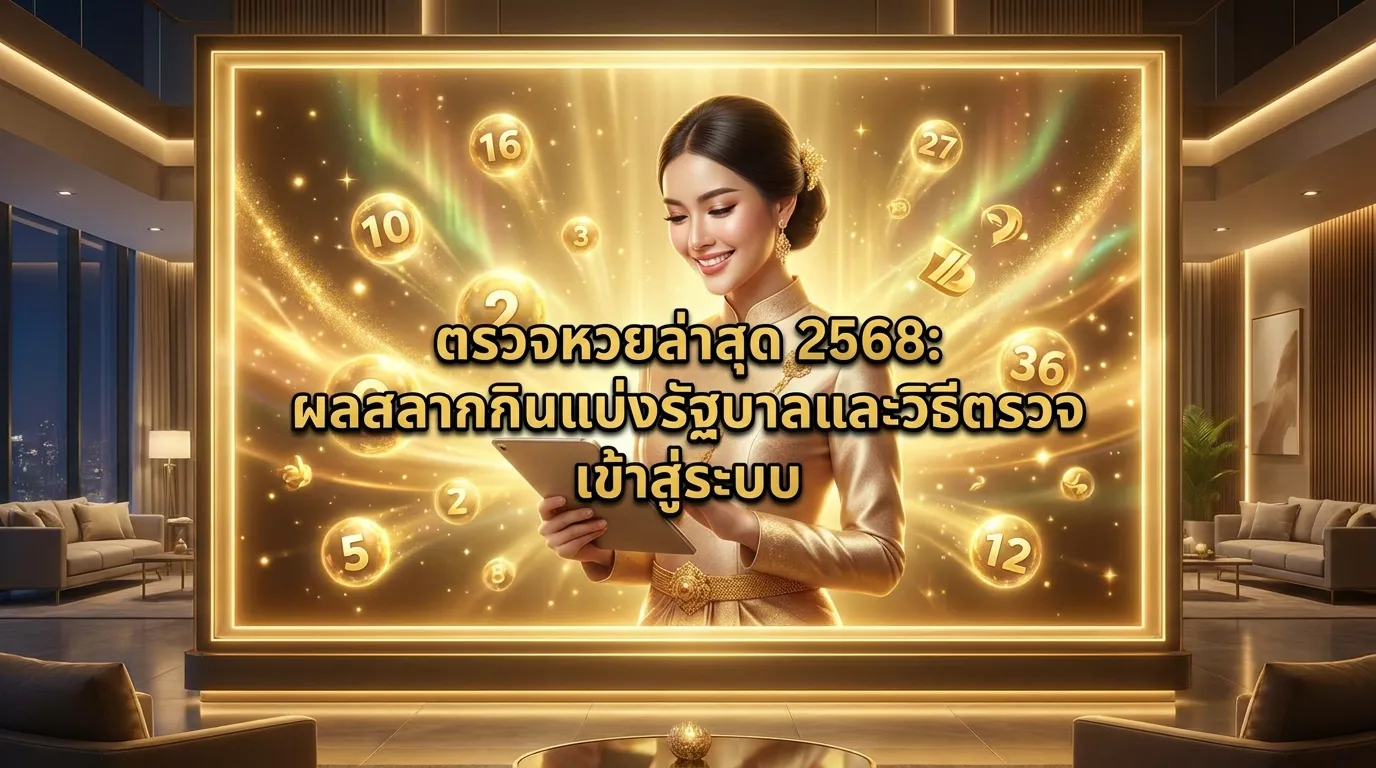 ภาพประกอบหัวข้อ วิธีการตรวจผลสลากกินแบ่งรัฐบาล