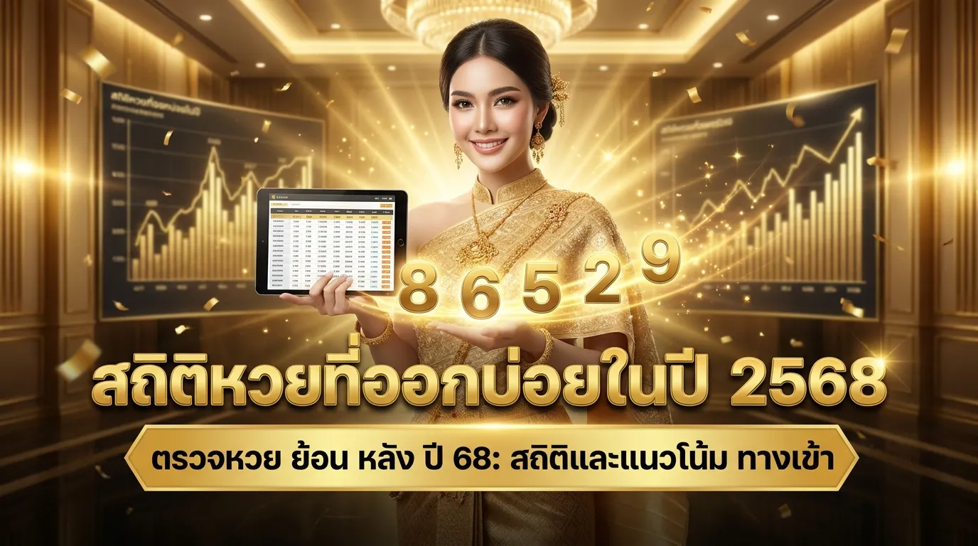 ภาพประกอบหัวข้อ สถิติหวยที่ออกบ่อยในปี 2568
