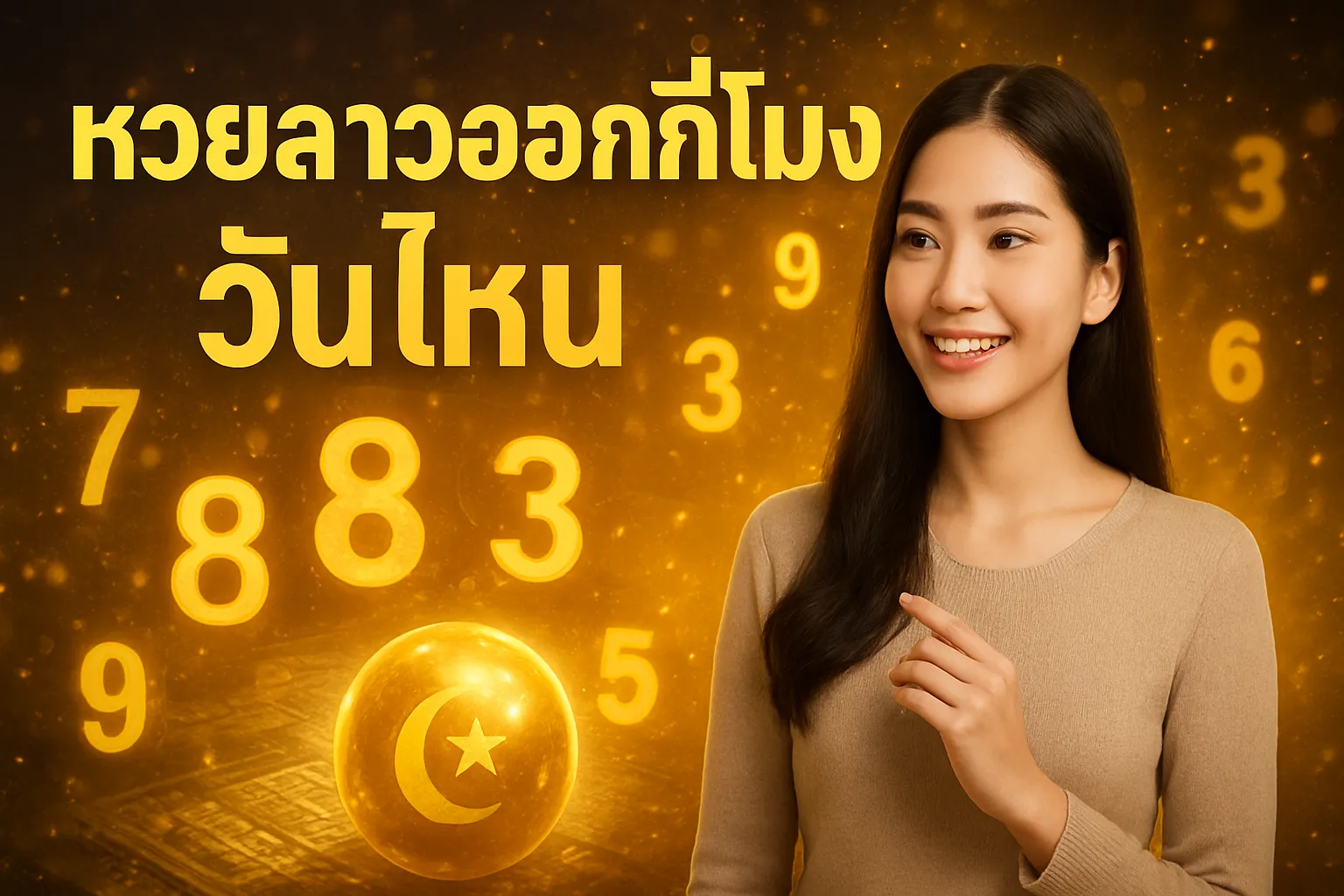 ภาพประกอบหัวข้อ วันและเวลาในการออกรางวัล