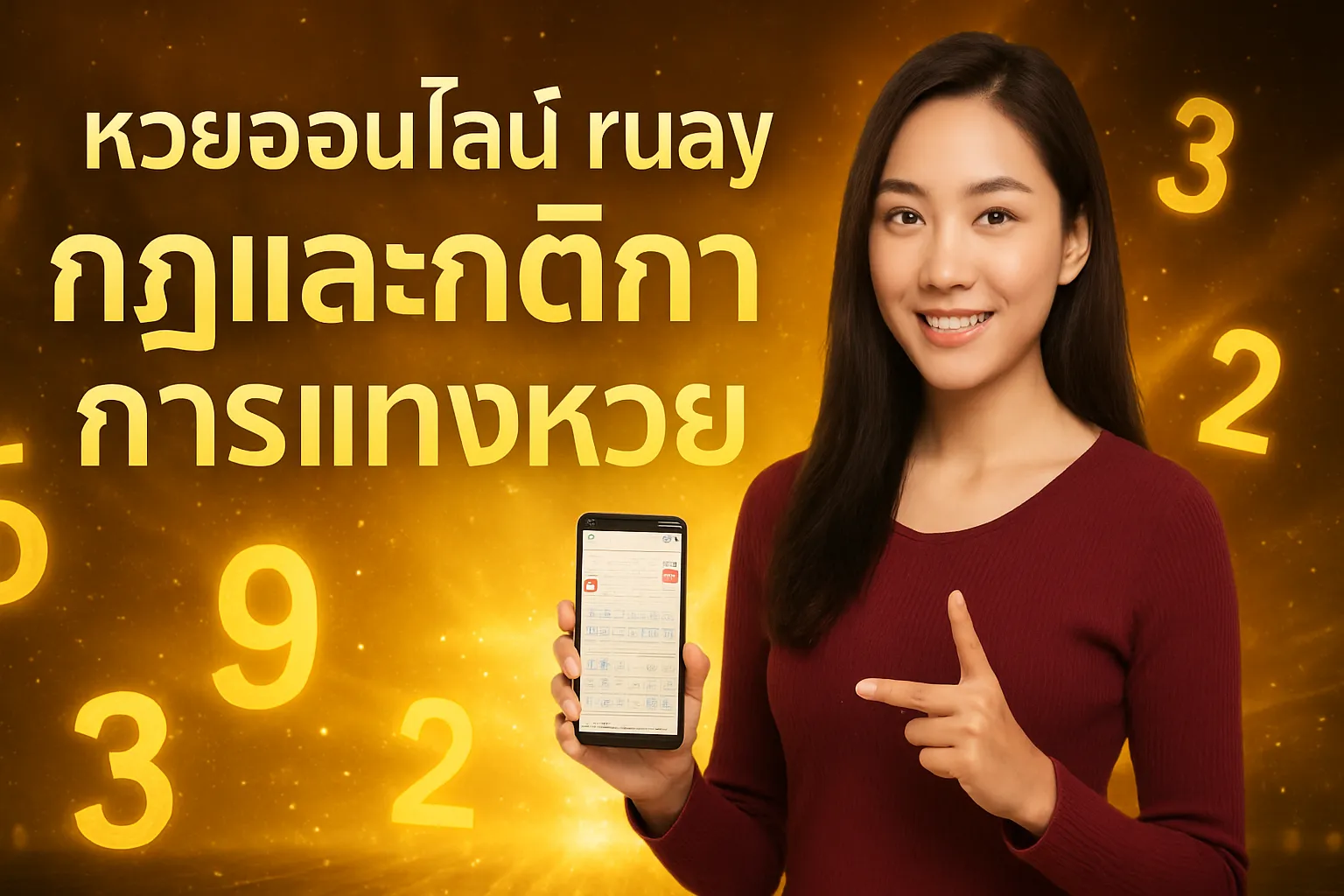 ภาพประกอบหัวข้อ กฎและกติกาการแทงหวย