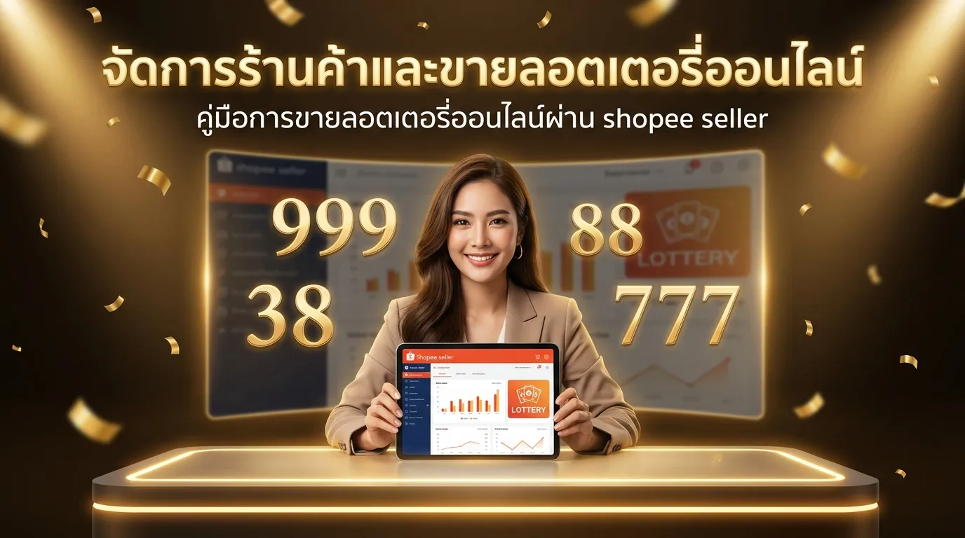ภาพประกอบหัวข้อ การจัดการร้านค้าและการขายหวย