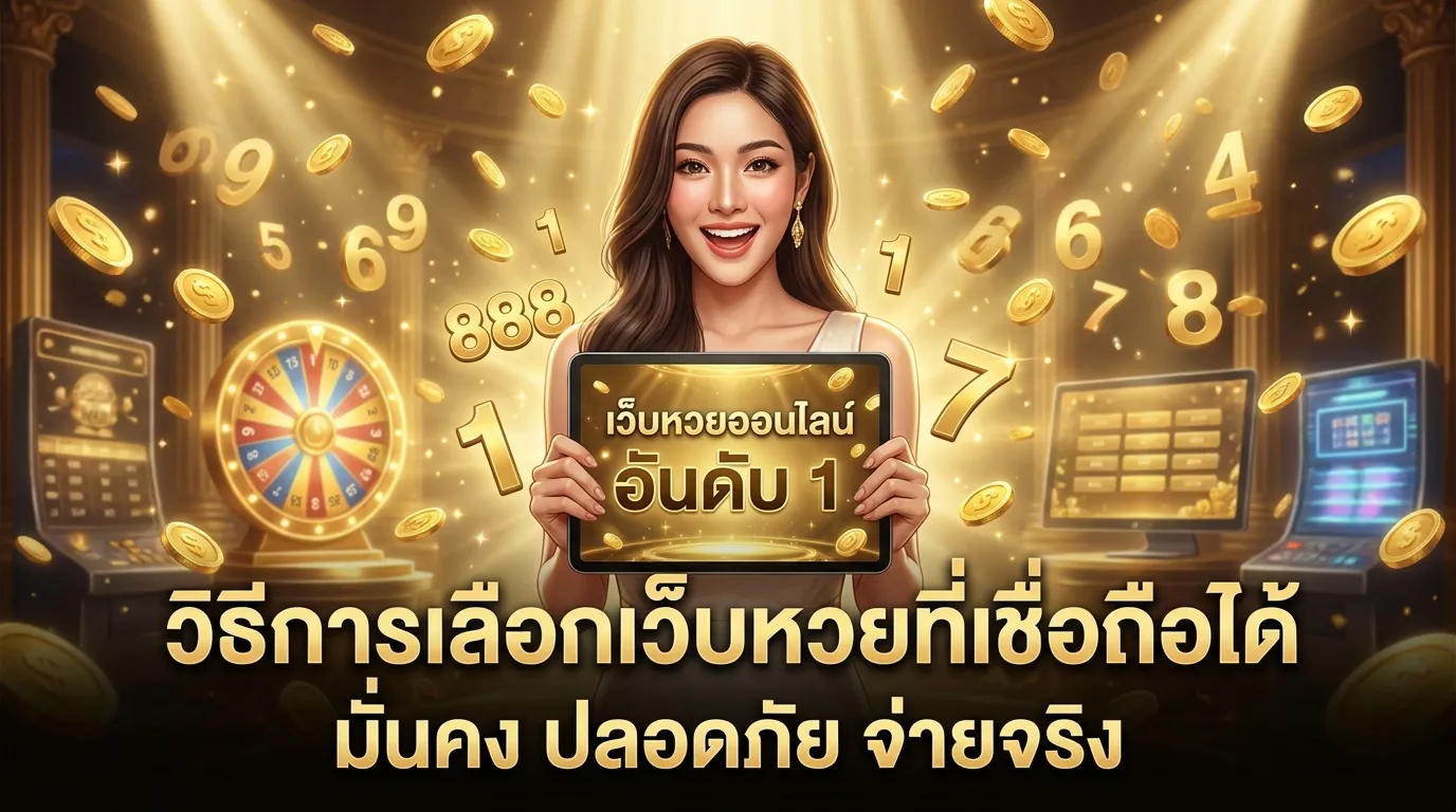 ภาพประกอบหัวข้อ วิธีการเลือกเว็บหวยที่เชื่อถือได้