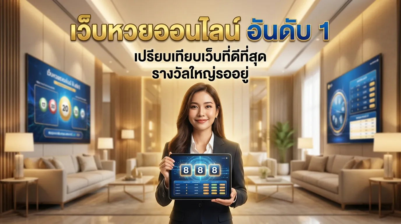 ภาพประกอบหัวข้อ เปรียบเทียบเว็บหวยออนไลน์ที่ดีที่สุด