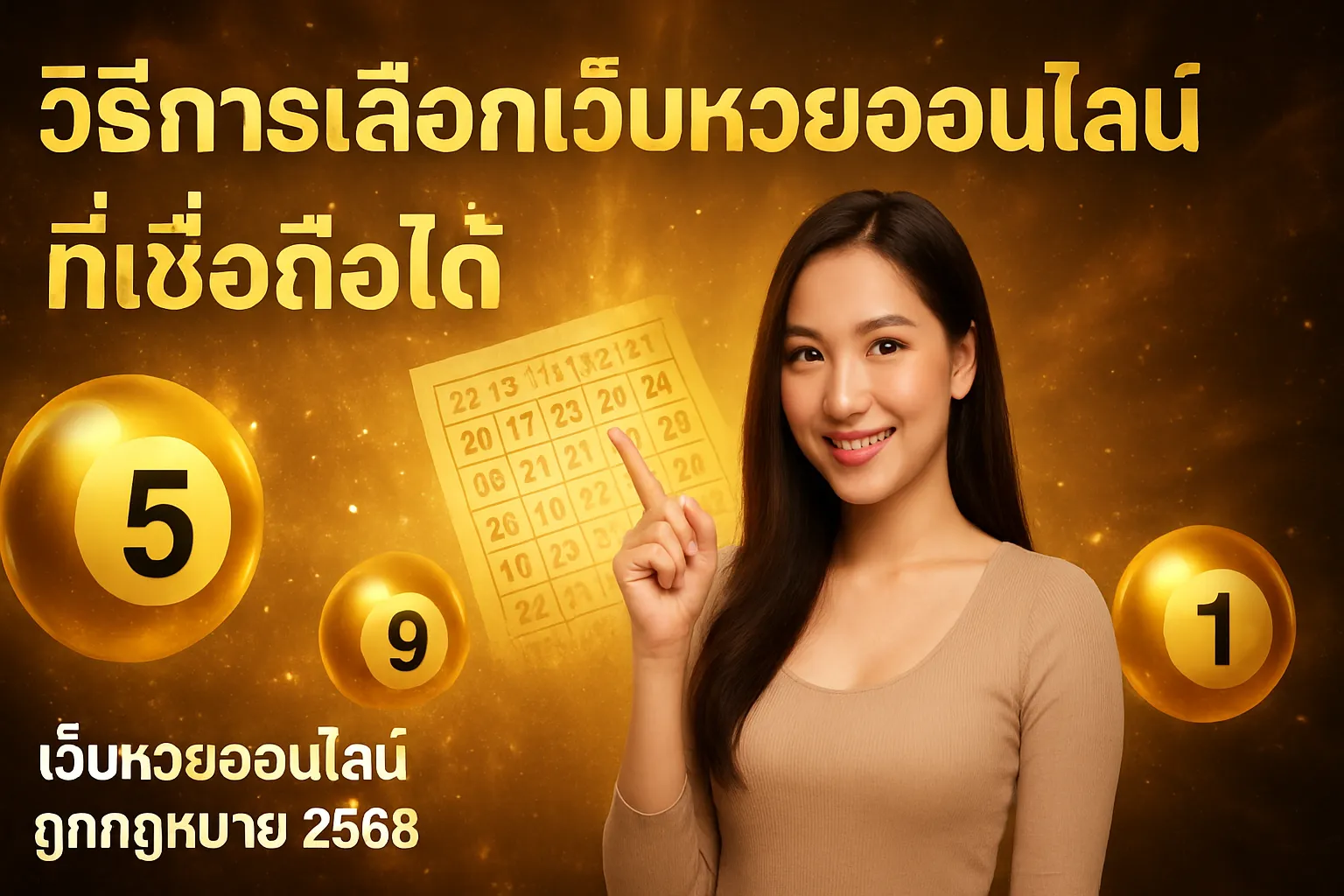 ภาพประกอบหัวข้อ วิธีการเลือกเว็บหวยออนไลน์ที่เชื่อถือได้