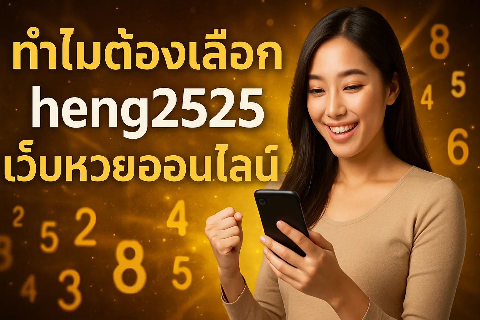 ภาพประกอบหัวข้อ ทำไมต้องเลือก heng2525 เว็บหวยออนไลน์