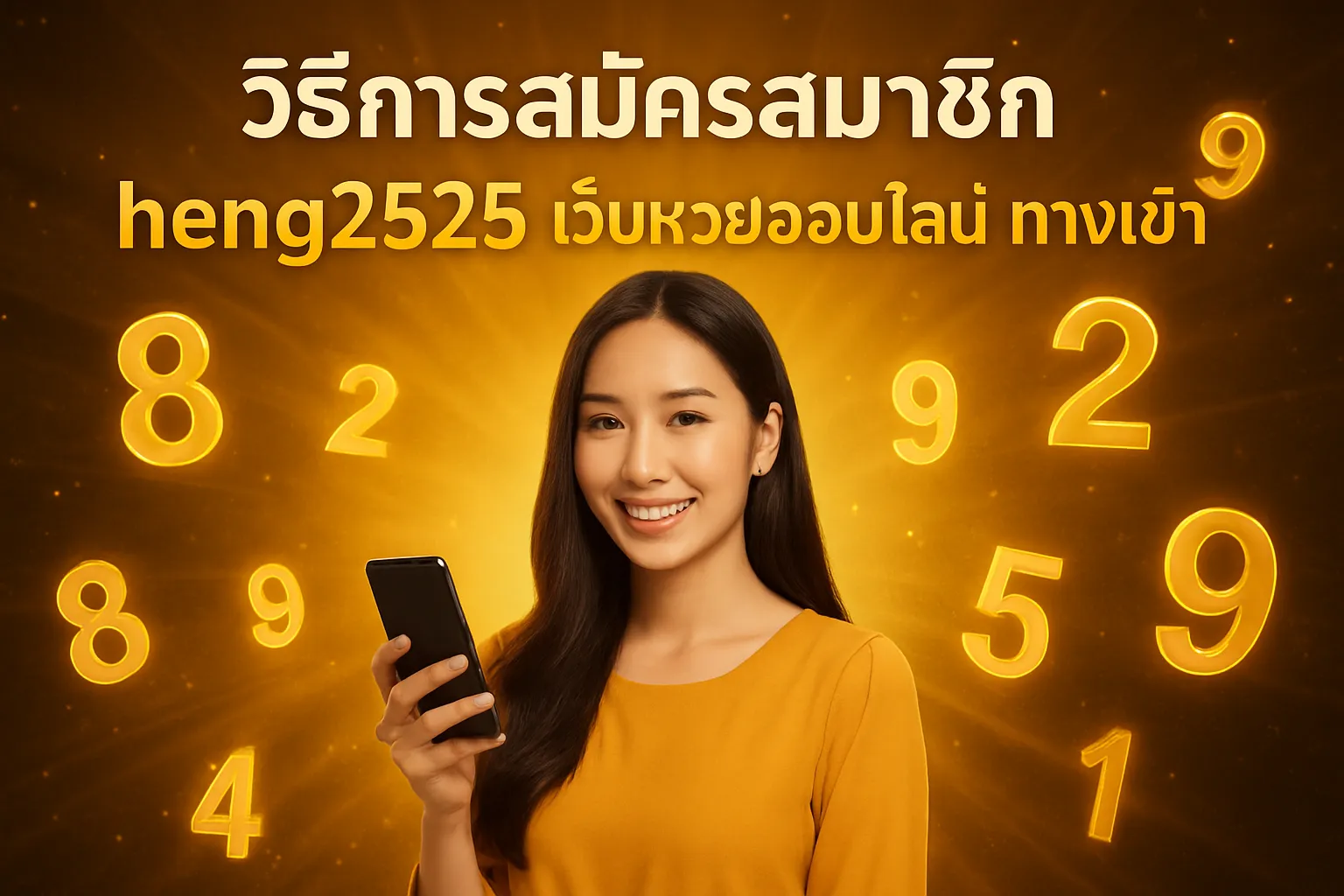 ภาพประกอบหัวข้อ วิธีการสมัครสมาชิกกับ heng2525