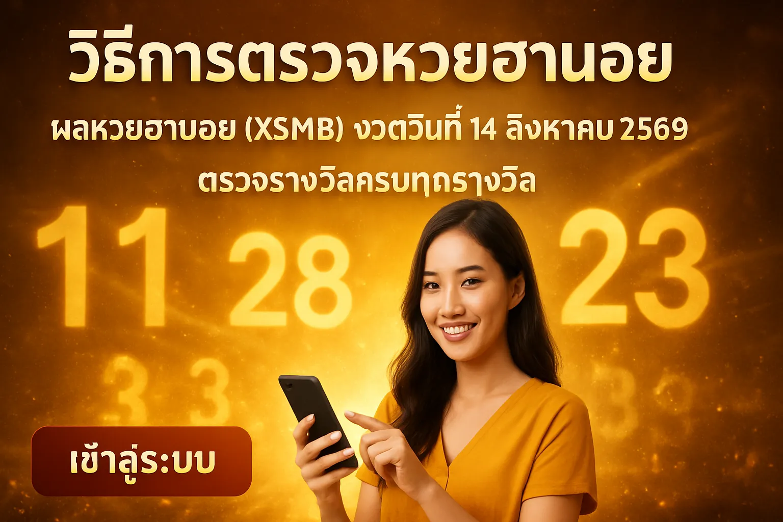 ภาพประกอบหัวข้อ วิธีการตรวจหวยฮานอย