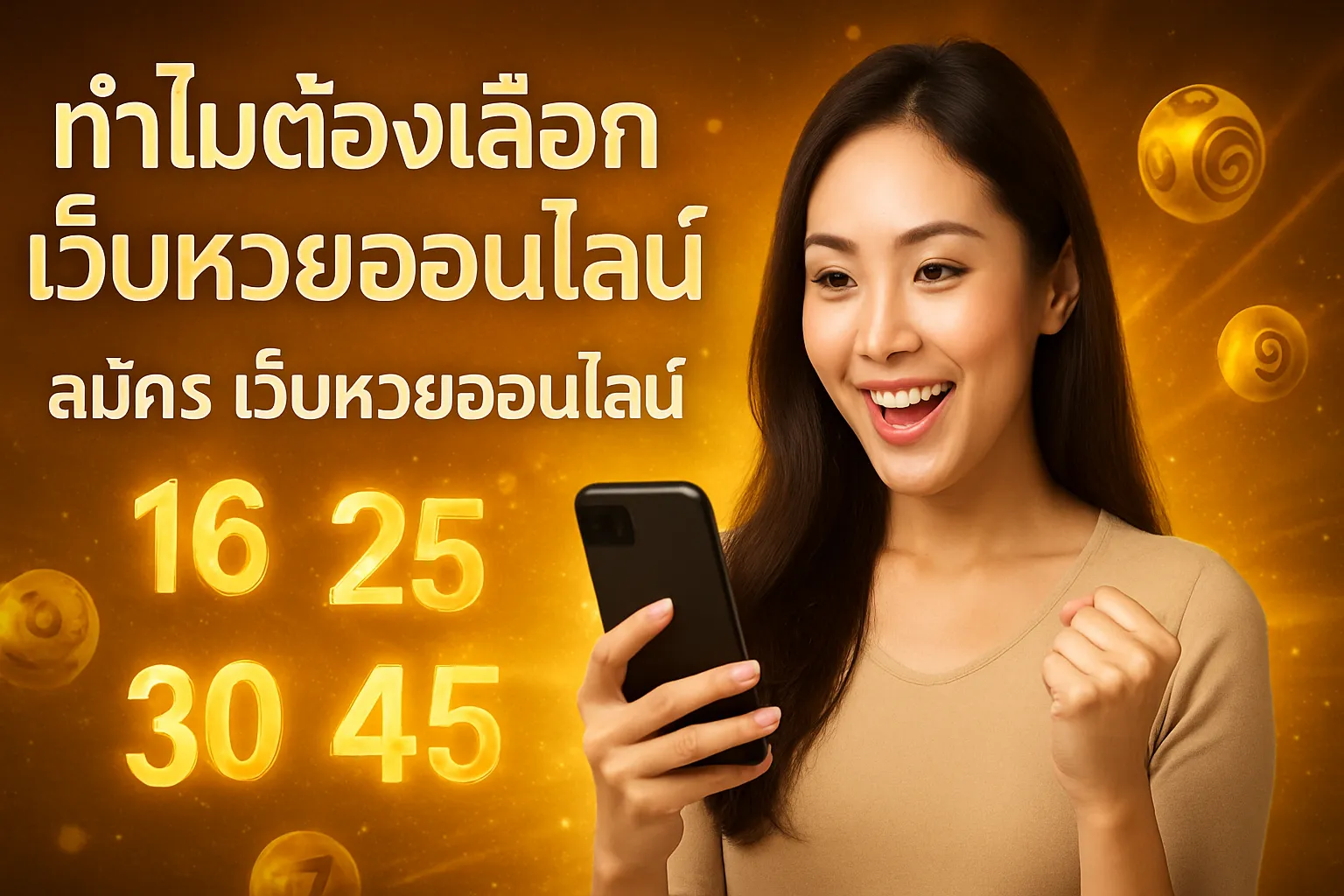 ภาพประกอบหัวข้อ ทำไมต้องเลือกเว็บหวยออนไลน์