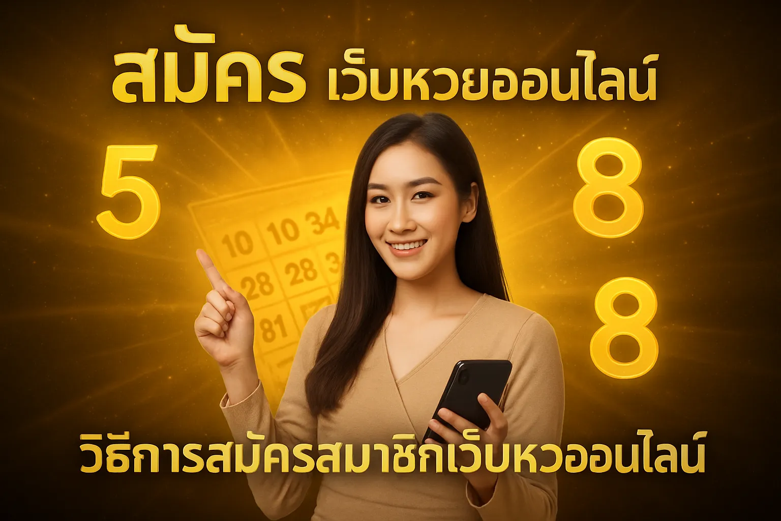 ภาพประกอบหัวข้อ วิธีการสมัครสมาชิกเว็บหวยออนไลน์