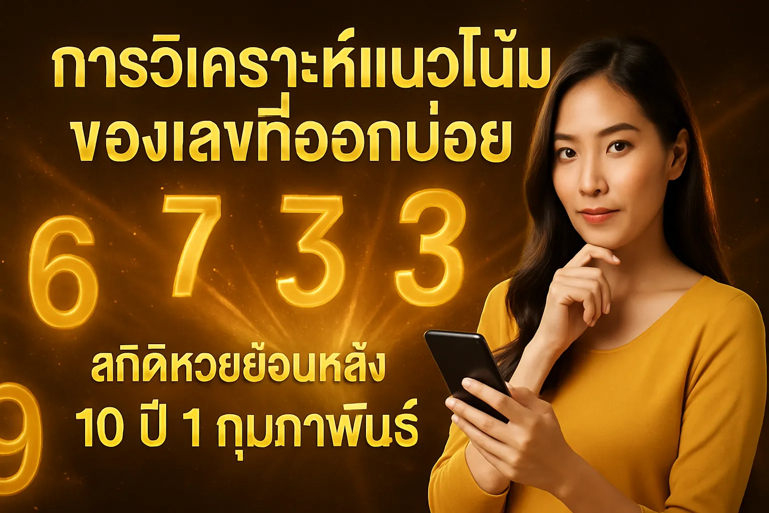 ภาพประกอบหัวข้อ การวิเคราะห์แนวโน้มของเลขที่ออกบ่อย