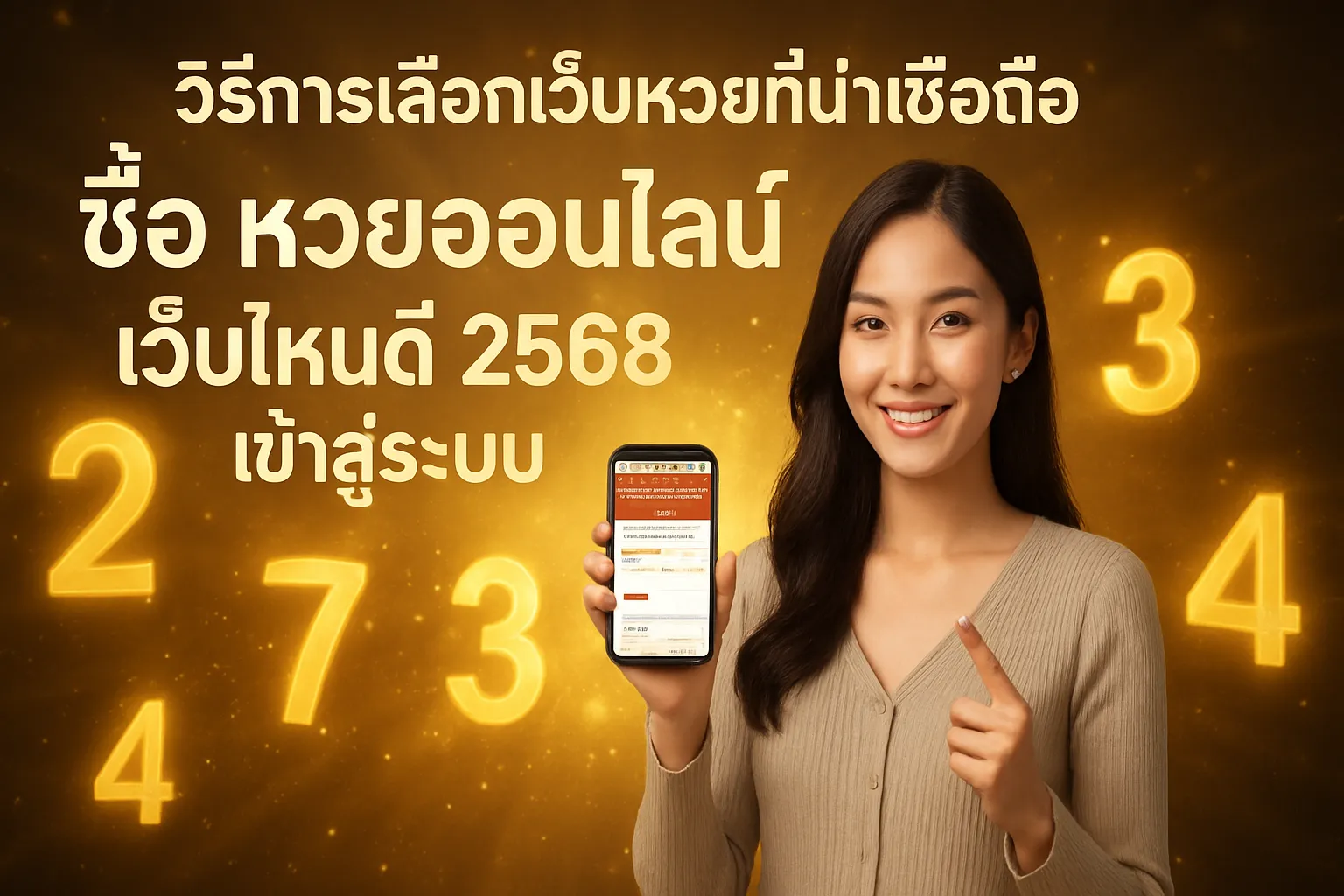 ภาพประกอบหัวข้อ วิธีการเลือกเว็บหวยที่น่าเชื่อถือ