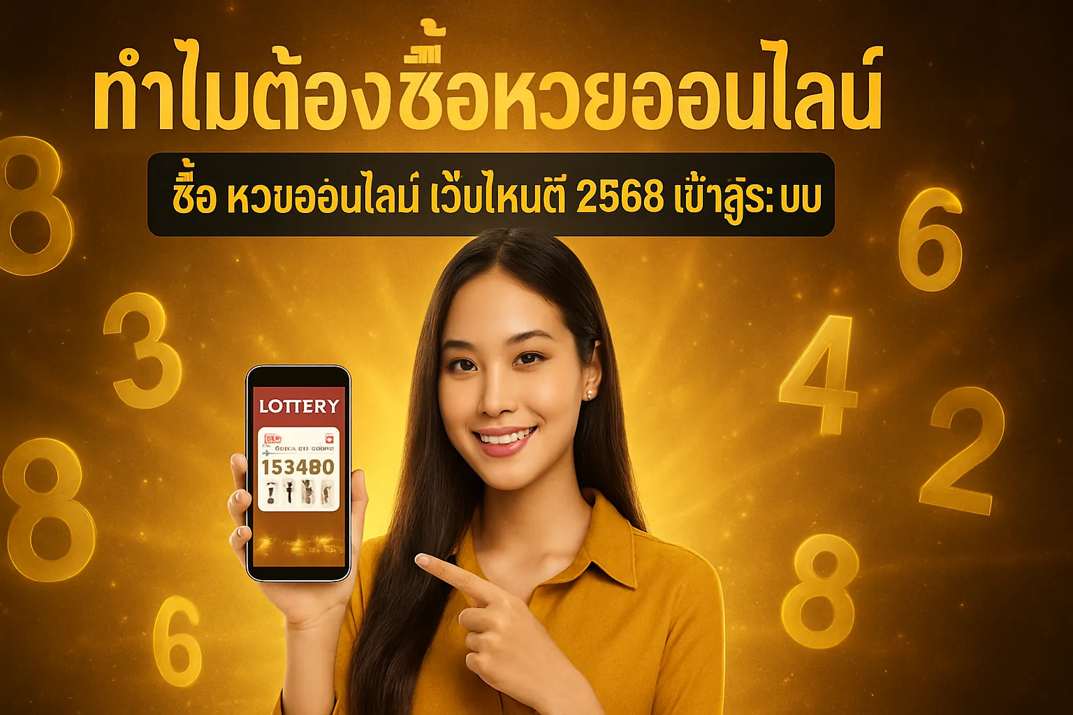 ภาพประกอบหัวข้อ ทำไมต้องซื้อหวยออนไลน์