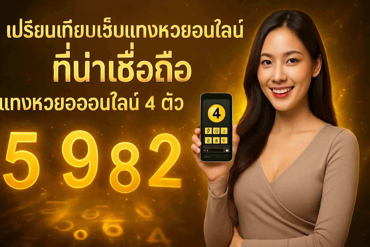 ภาพประกอบหัวข้อ เปรียบเทียบเว็บแทงหวยออนไลน์ที่น่าเชื่อถือ