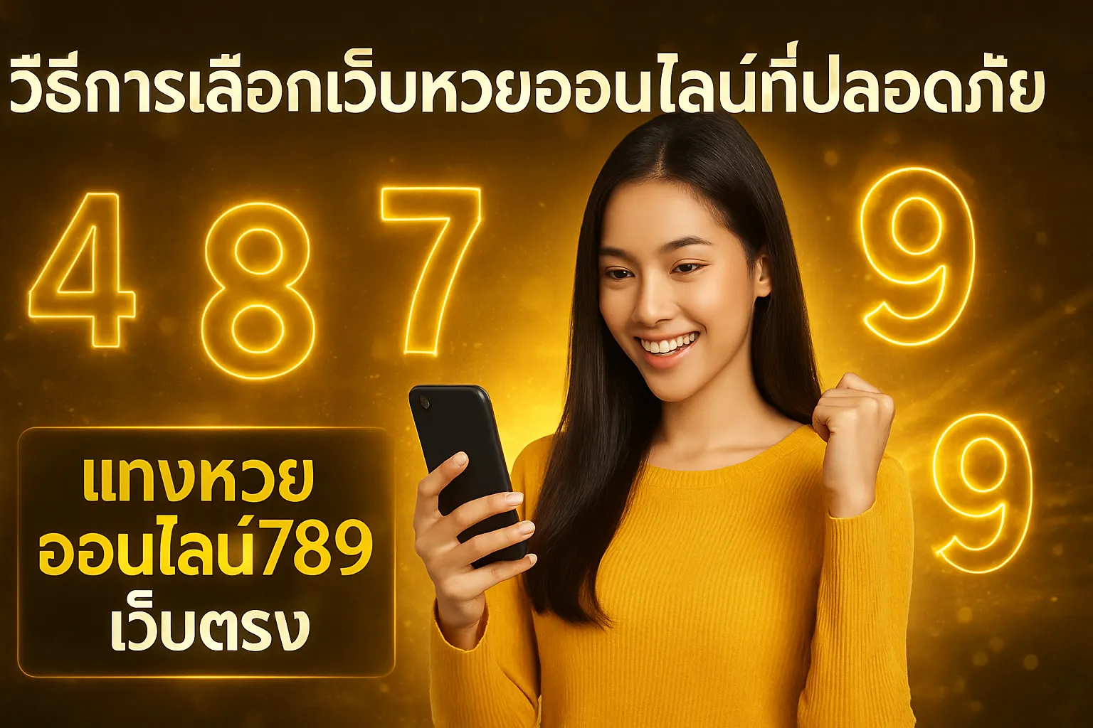 ภาพประกอบหัวข้อ วิธีการเลือกเว็บหวยออนไลน์ที่ปลอดภัย