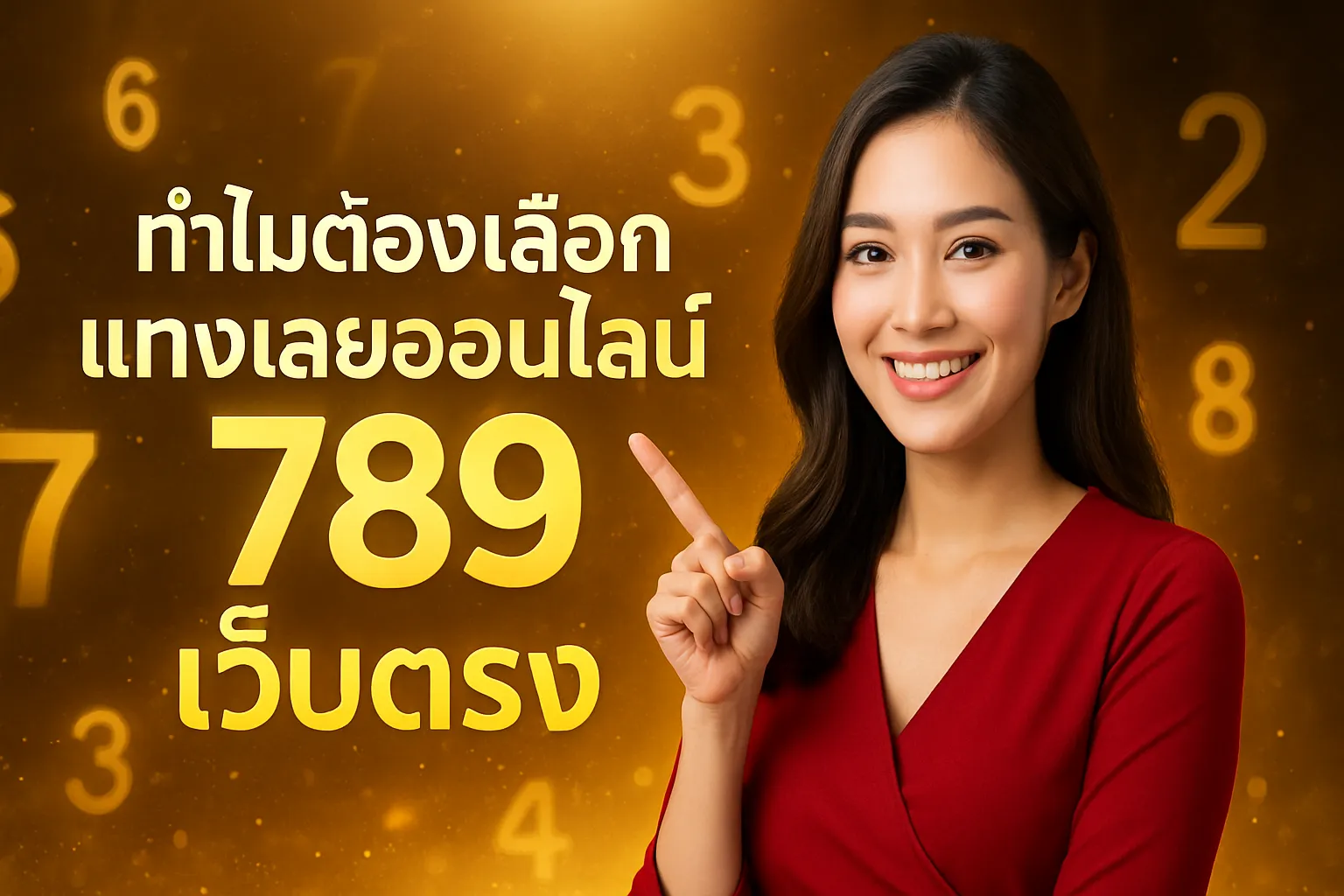 ภาพประกอบหัวข้อ ทำไมต้องเลือกแทงหวยออนไลน์789 เว็บตรง