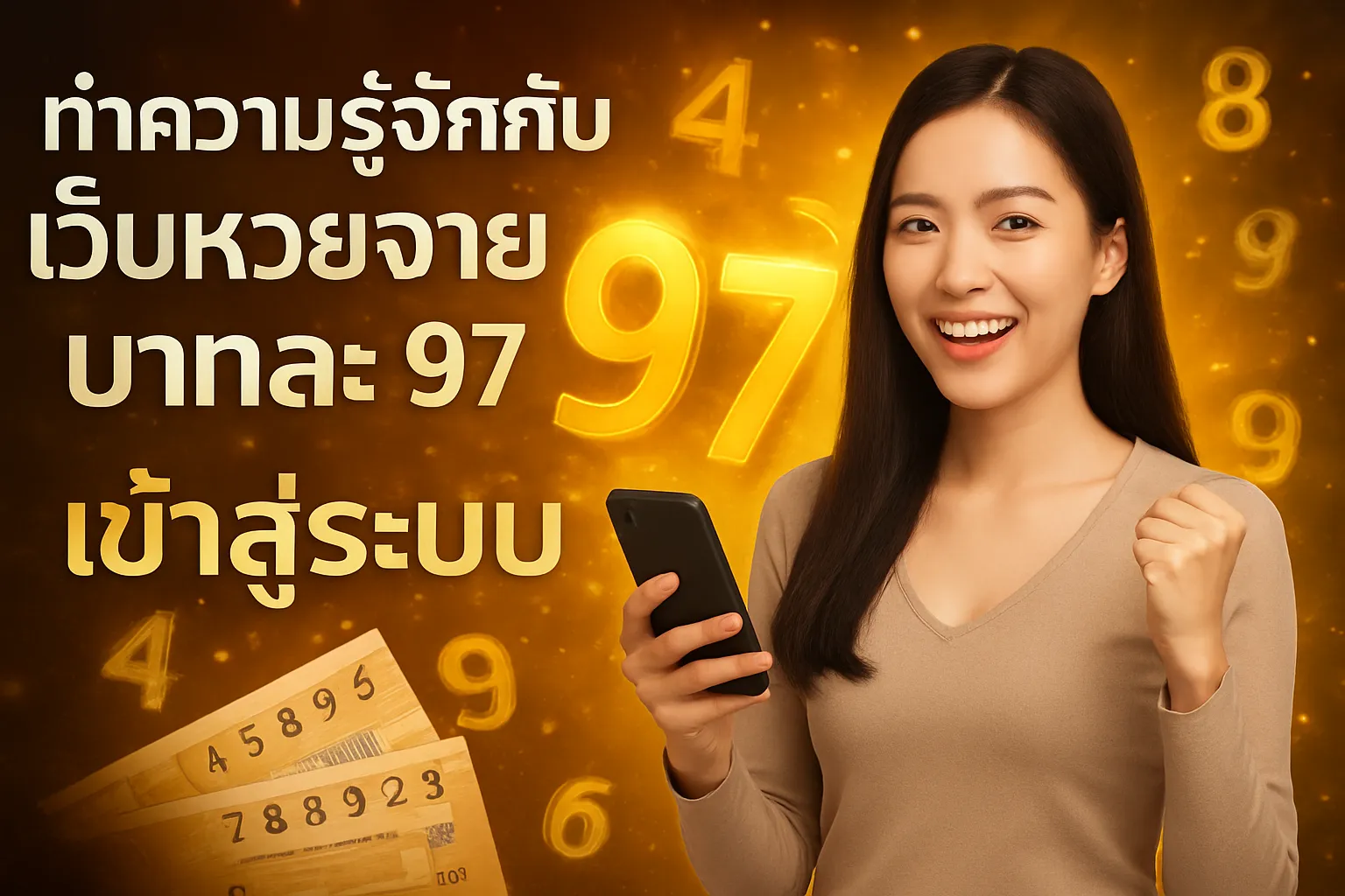 ภาพประกอบหัวข้อ ทำความรู้จักกับเว็บหวยจ่ายบาทละ 97