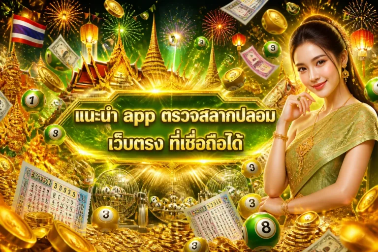 ภาพประกอบหัวข้อ แนะนำ app ตรวจสลากปลอม เว็บตรง ที่เชื่อถือได้ — app ตรวจสลากปลอม เว็บตรง