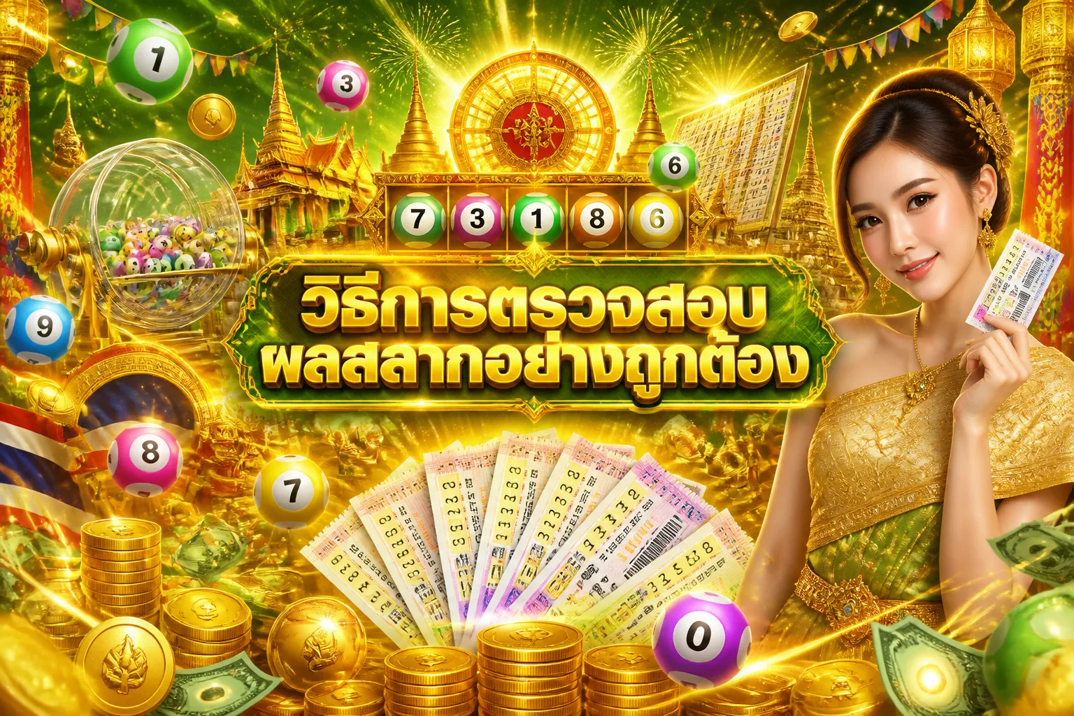 ภาพประกอบหัวข้อ วิธีการตรวจสอบผลสลากอย่างถูกต้อง
