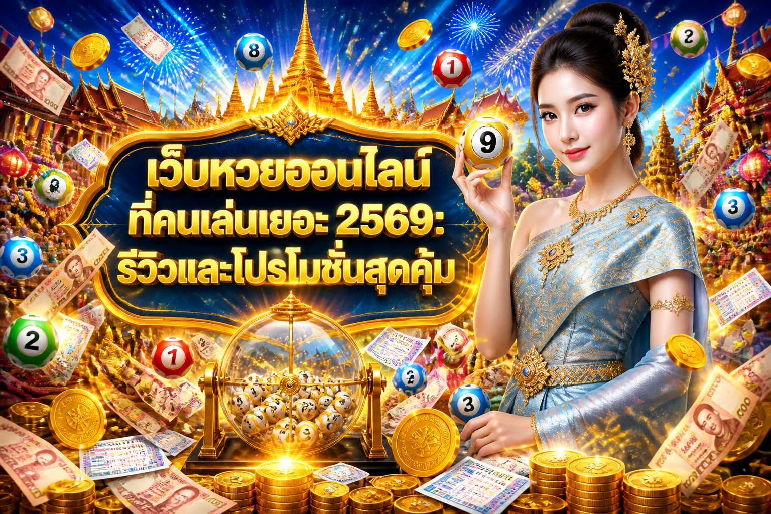 เว็บหวยออนไลน์ ที่คนเล่นเยอะ 2569: รีวิวและโปรโมชั่นสุดคุ้ม