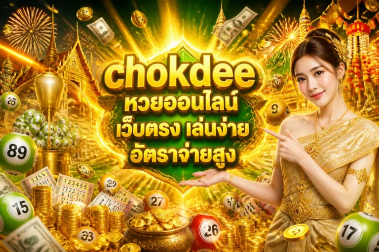 ภาพประกอบหัวข้อ chokdee หวยออนไลน์ เว็บตรง เล่นง่าย อัตราจ่ายสูง — chokdee หวยออนไลน์ เว็บตรง