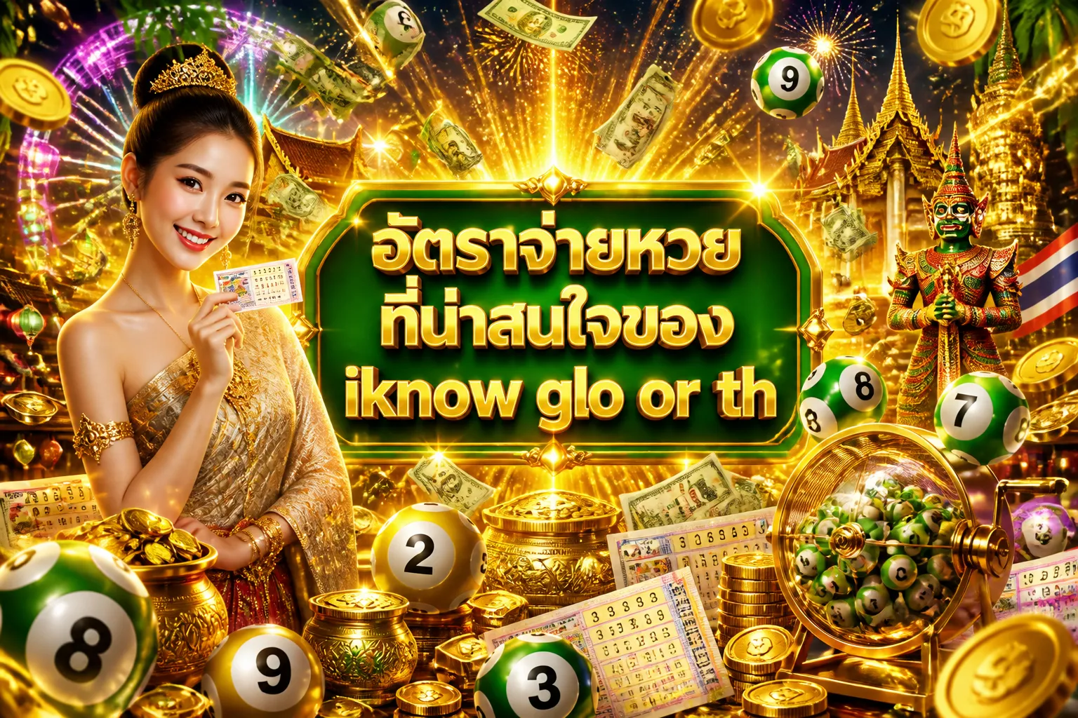 ภาพประกอบหัวข้อ อัตราจ่ายหวยที่น่าสนใจของ iknow glo or th