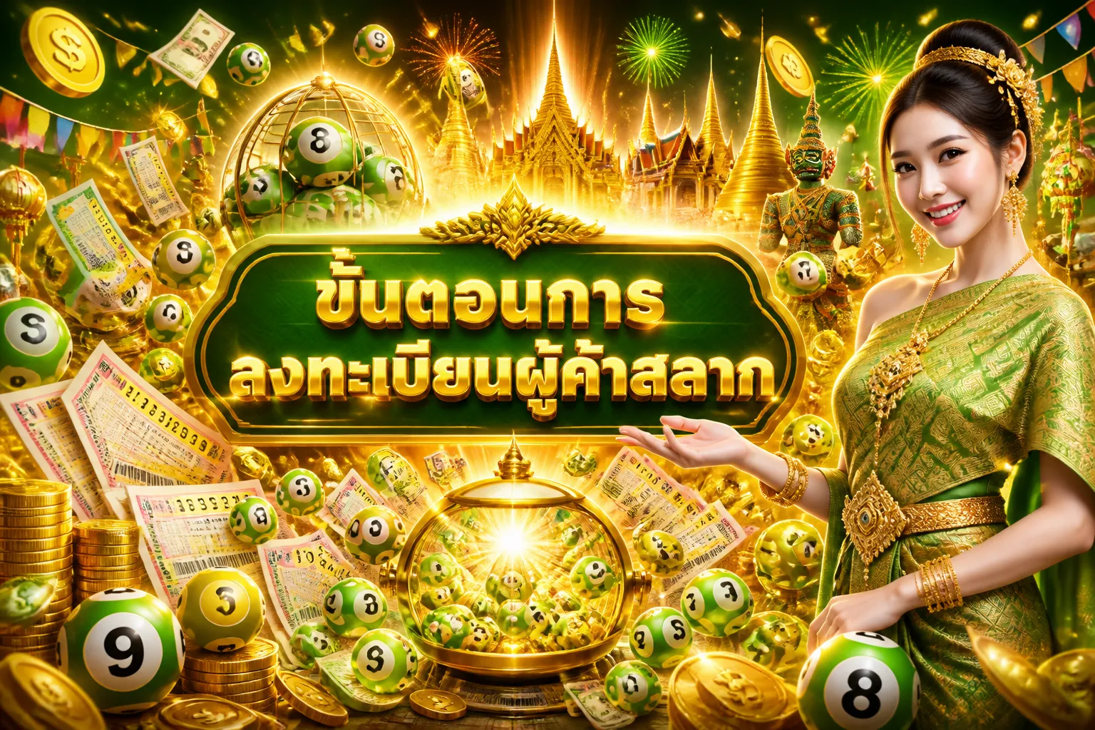 ภาพประกอบหัวข้อ ขั้นตอนการลงทะเบียนผู้ค้าสลาก